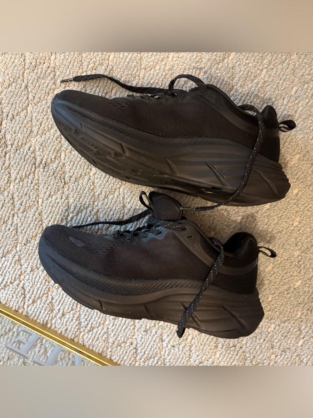 Black sneakers